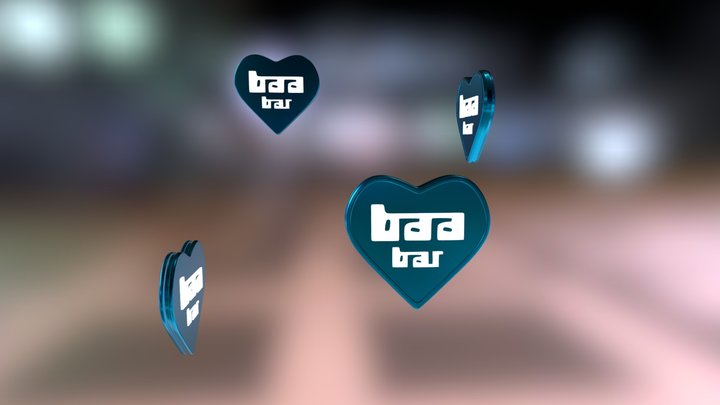 Baa Bar Logo 3D Model