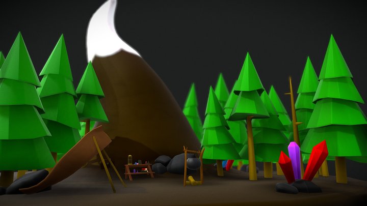 Witch's Nook (#FantasyIslandChallenge) 3D Model