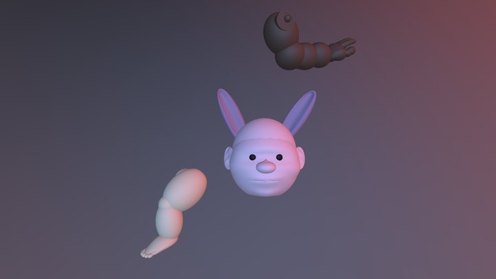 Baby Doll Parts 3D Model