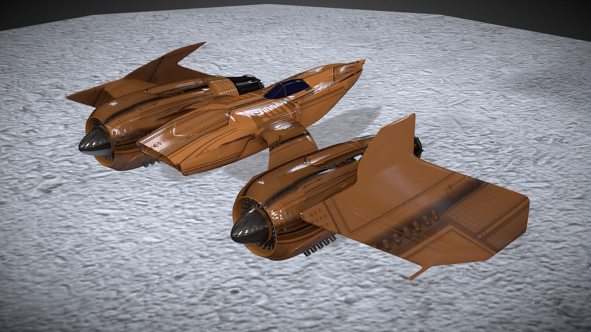 Golden Retro Cruiser