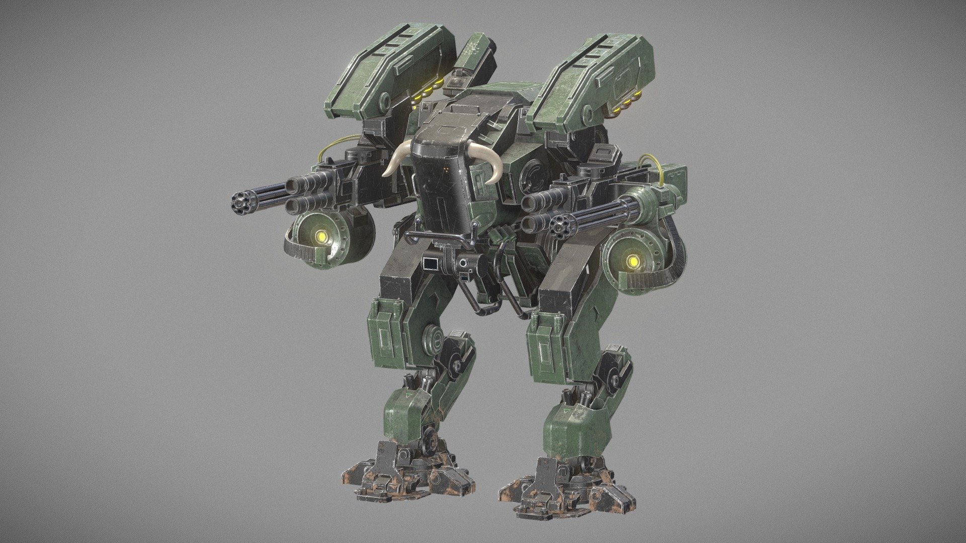 Robot R21 - 3D model by Alexander Shevchenko (@alexshevart) [abb077a ...