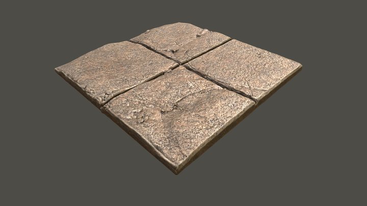 LI Stone Paver 3D Model