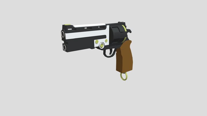 Hell Boy Gun 3D Model