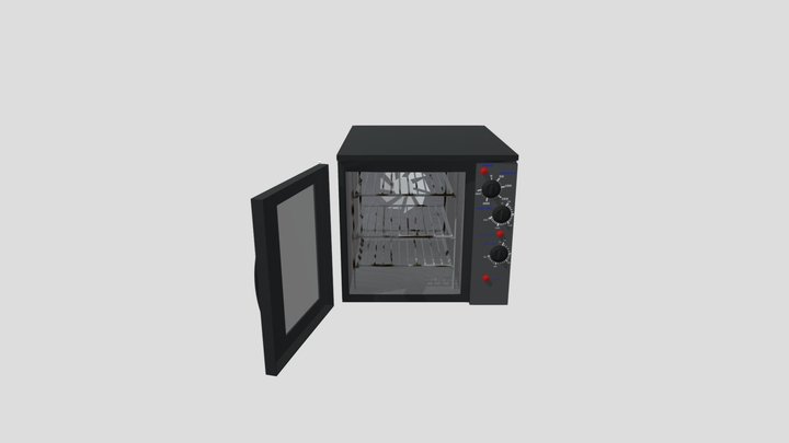 Big Commercial Oven 3D Model