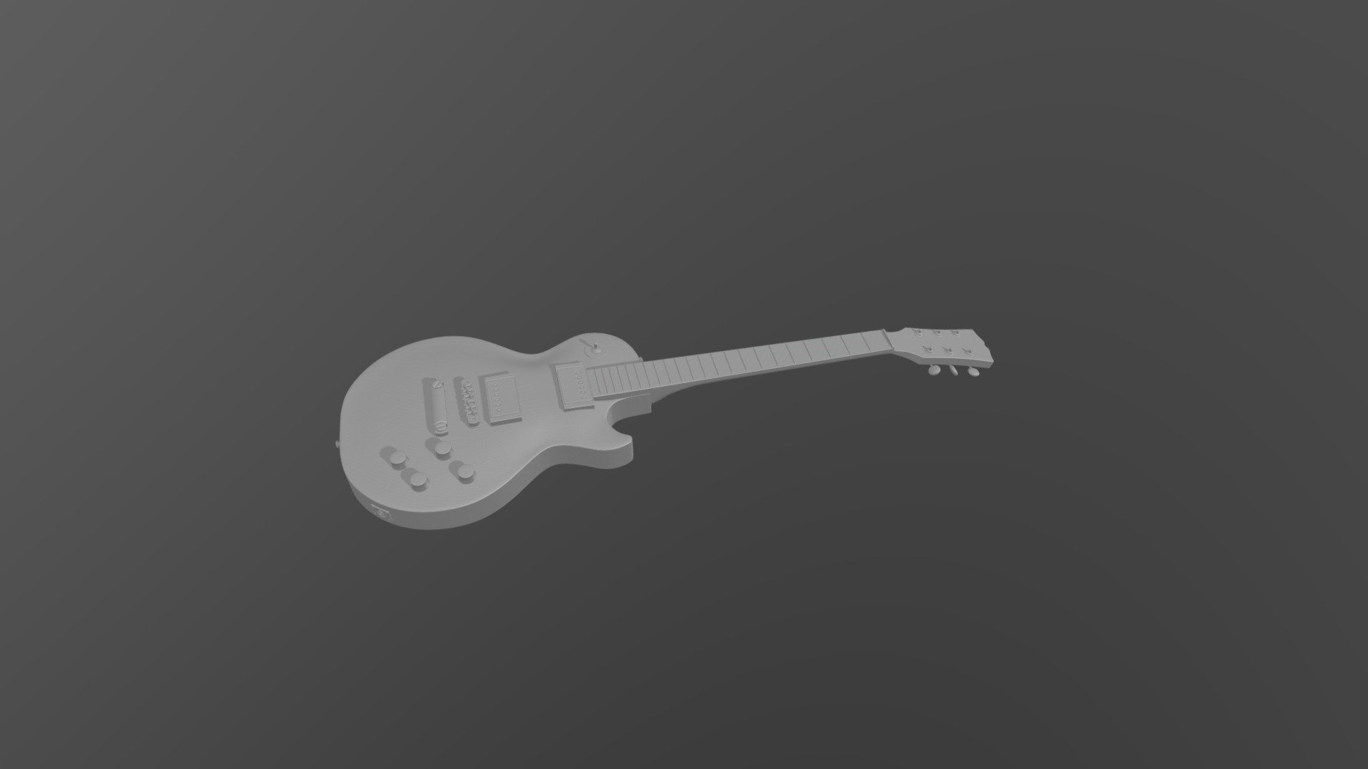 Electric Guitar 3D model by GreenFries [abb40fc] Sketchfab