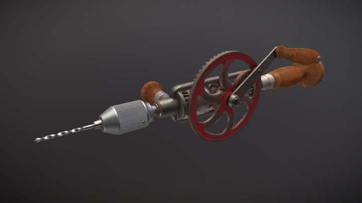 Old hand drill - Assignment 1 GAP 22-23 3D Model