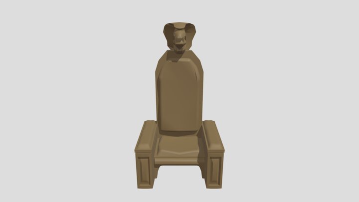 Throne Of The Kobra King 3D Model