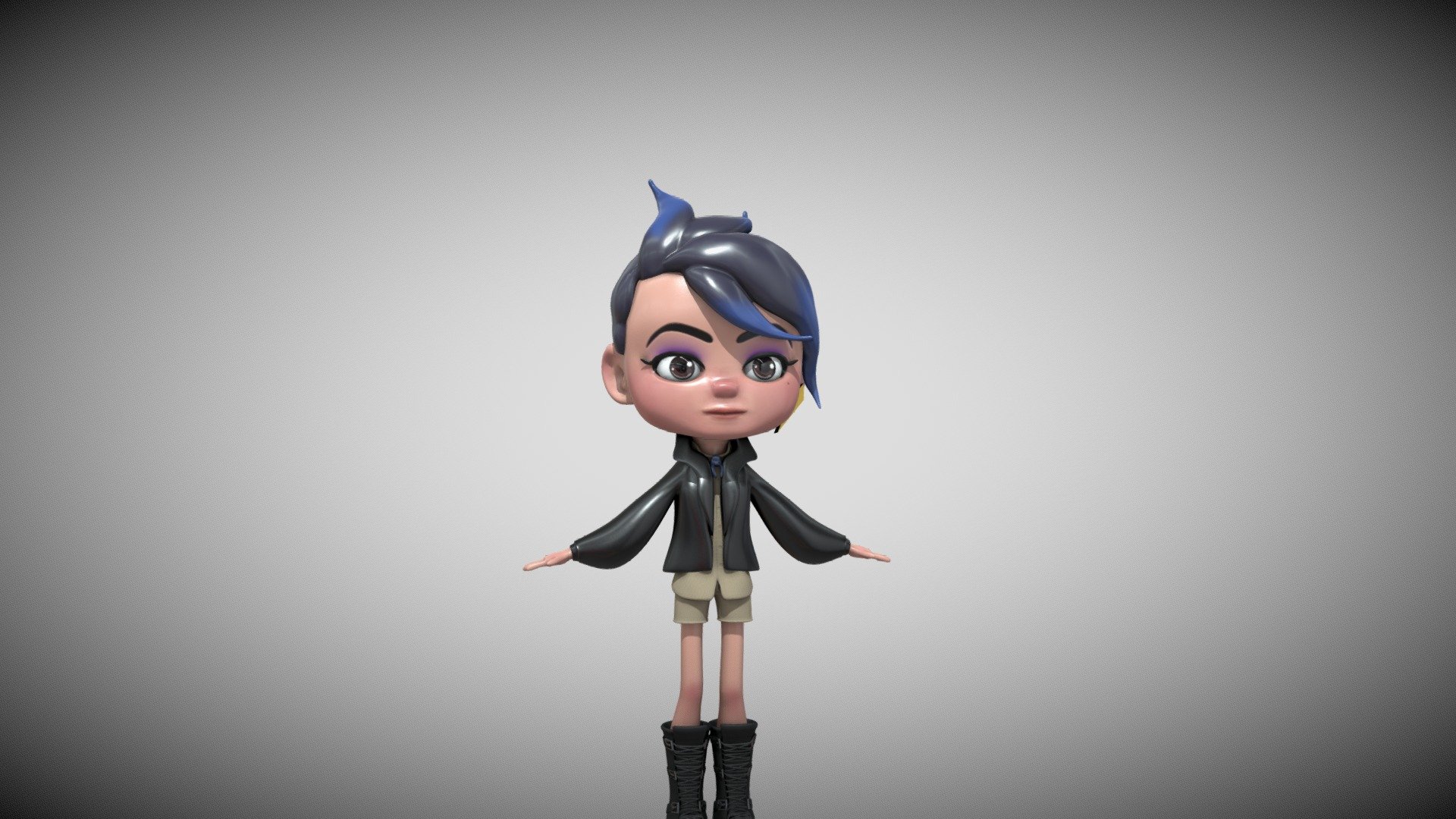 cute_girl - 3D model by umang_16_05 [abb56df] - Sketchfab