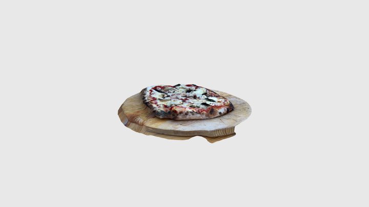Home made pizza 3D Model