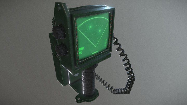 Alien Motion Tracker 3D Model