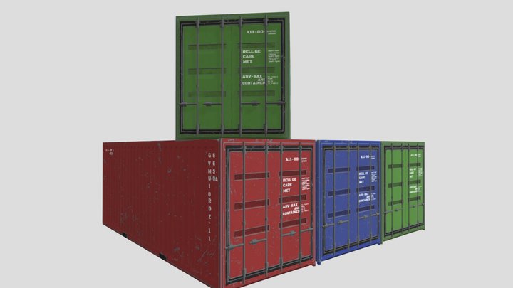 container 3D model 3D Model