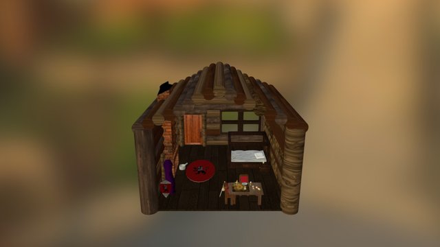 Logcabin 3D Model