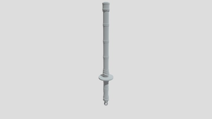 Bamboo sword 3D Model
