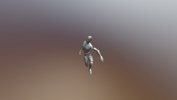 Broken Robot Chase 3D Model