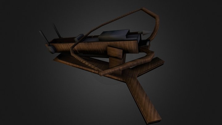 Siege Bow 1168tri Low 3D Model