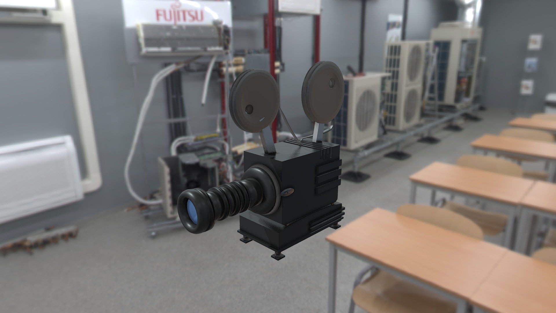 Film Projector Download Free 3D model by KubaJaky (kubakaczorxd