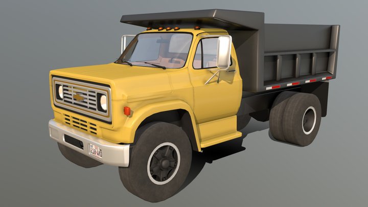 Chevrolet C70 Dump Truck 3D Model