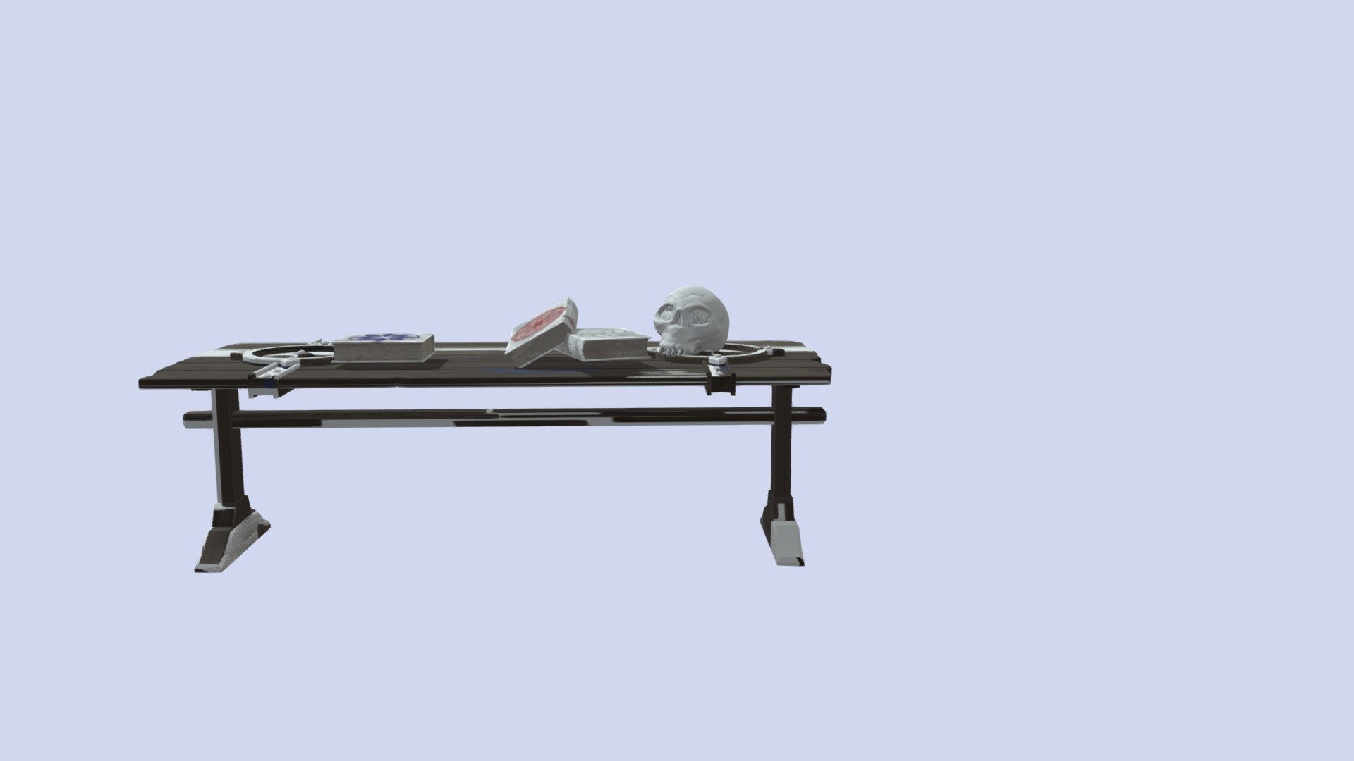 August Table - 3D model by ZAFleischer [abba411] - Sketchfab