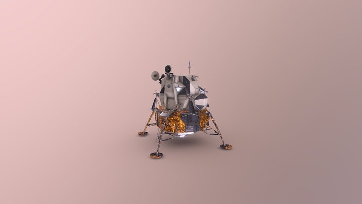 Apollo 11 Lunar landing module 3D Model
