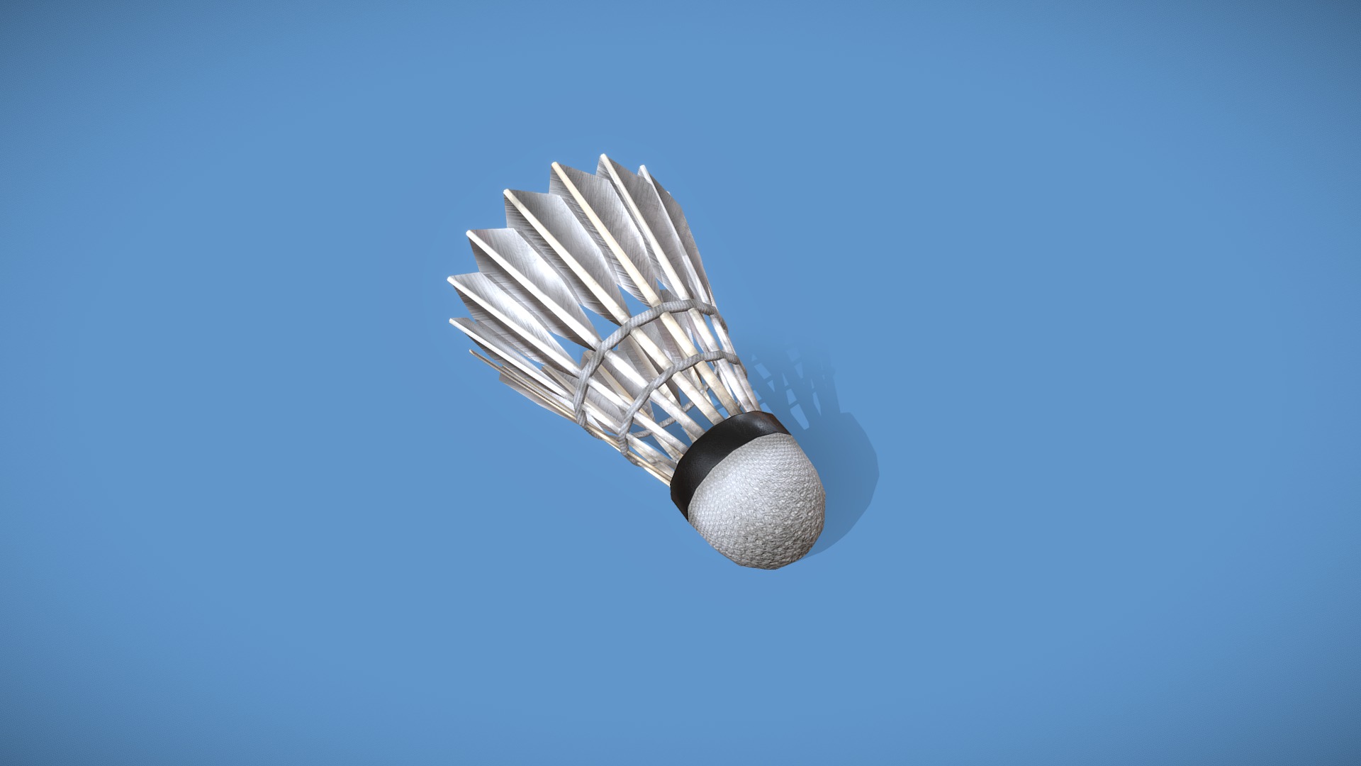 3D model Shuttelcock - This is a 3D model of the Shuttelcock. The 3D model is about a satellite in the sky.