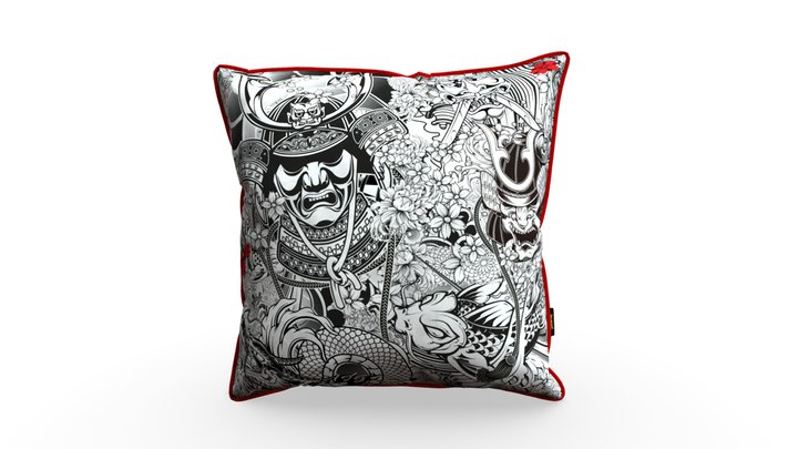 Jumbo Bag cushion - "Yakuza" by Julien Soone® 3D Model