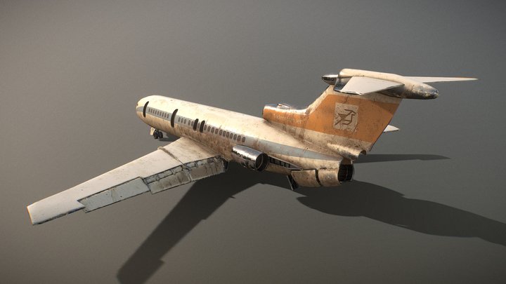 British plane Hawker Siddeley HS 121 "Trident" – Free 3D Model STL