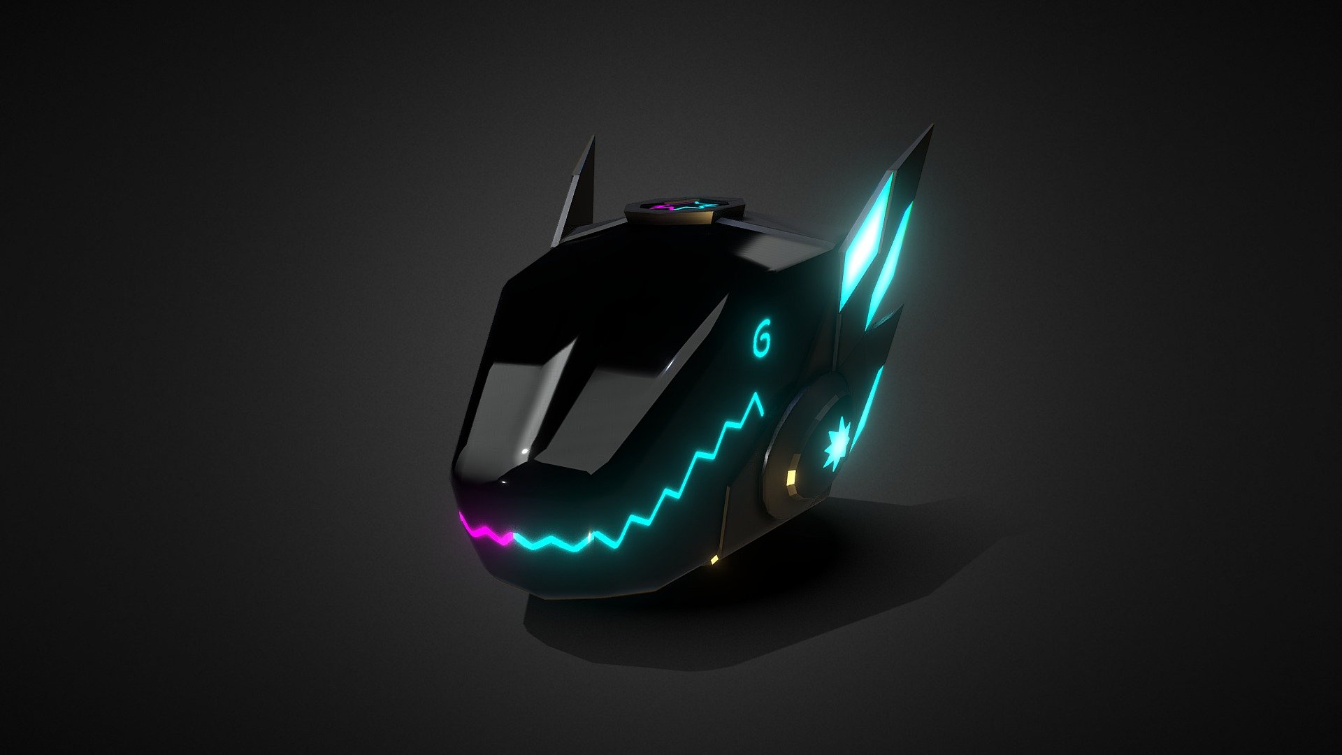 Protogen head - Download Free 3D model by purple_guy_pl