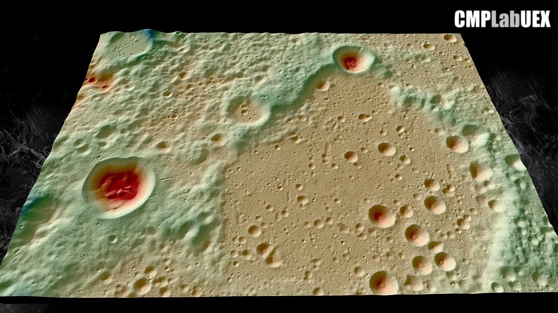 Luna, en algún lugar del hemisferio sur