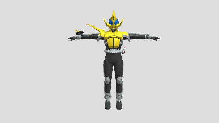 Kamen Rider Caucasus 3D Model