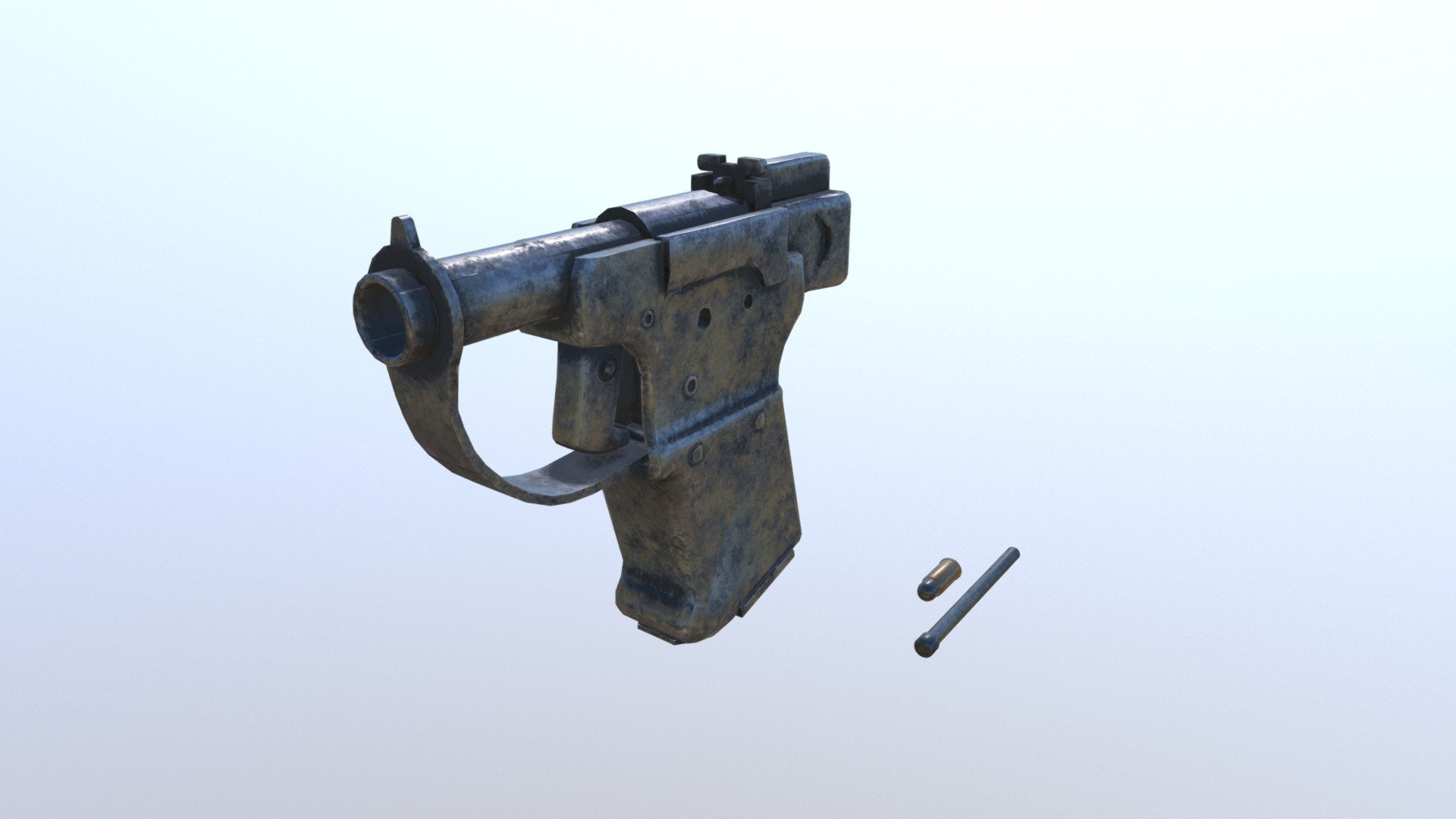 FP-45 Liberator (Low Poly) - 3D model by hunternx [abbfa33] - Sketchfab