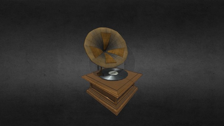 Gramafon 3D Model