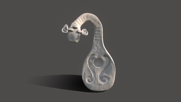 Mandolin (clay) 3D Model