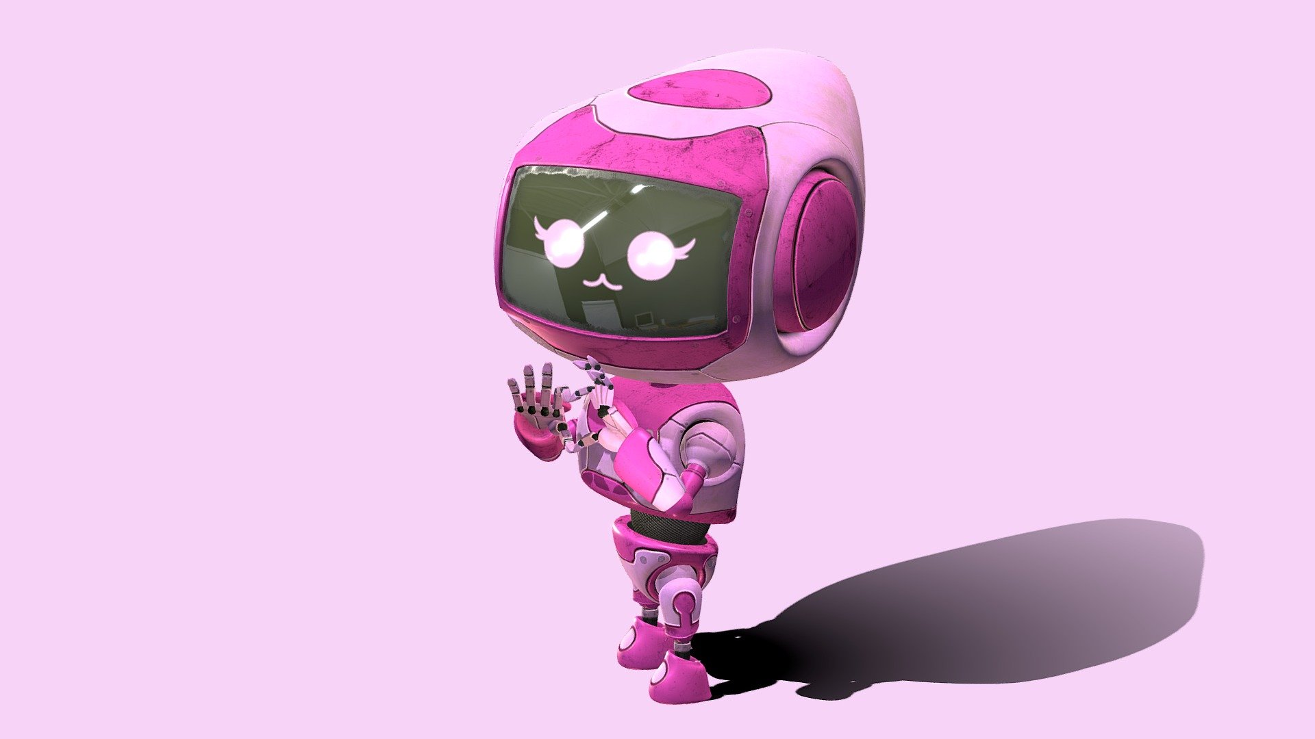 A home robot Ari 3D model by OlegPopka [abc054a] Sketchfab