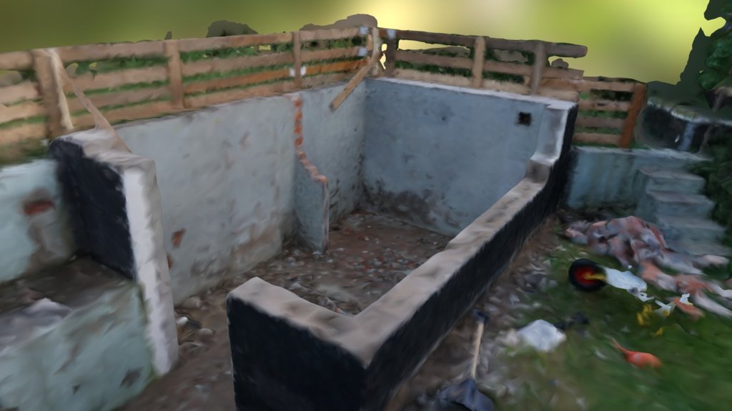 Construction site 3D model