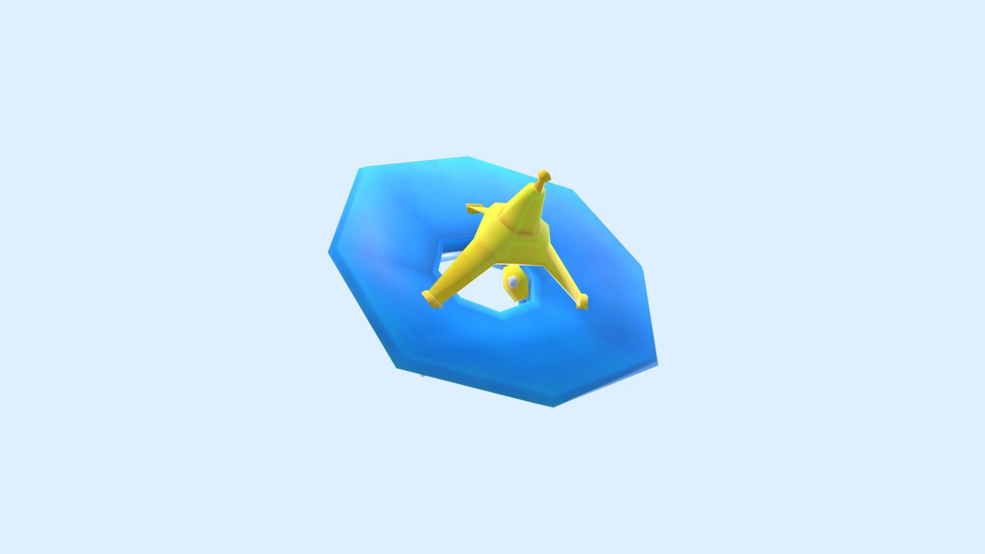 Hat Satellite Dish 3D model by Anatolii Bakhtin (anatolibakhtin