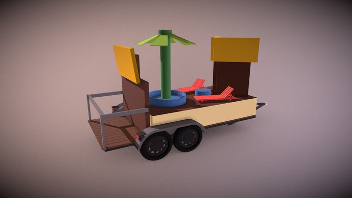 Christmas Float for Pennington Station VR Arcade 3D Model