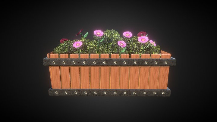 Flower Pot 3D Model