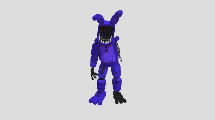 Withered Bonnie Port Dany Fox FnaF 2 3D Model