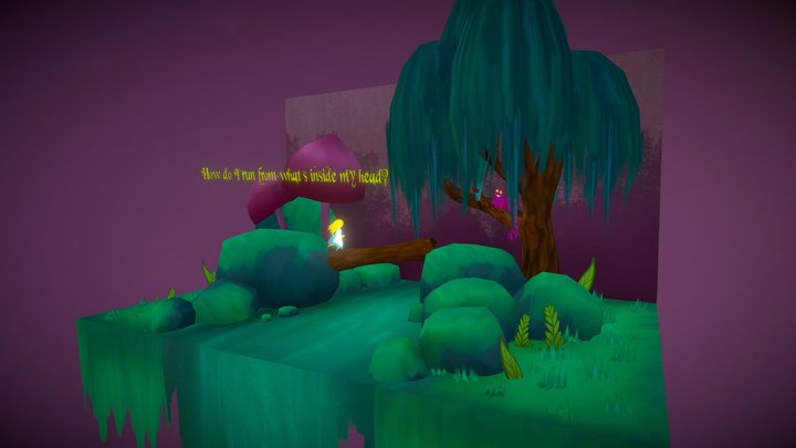 Alice in Wonderland 3D Model