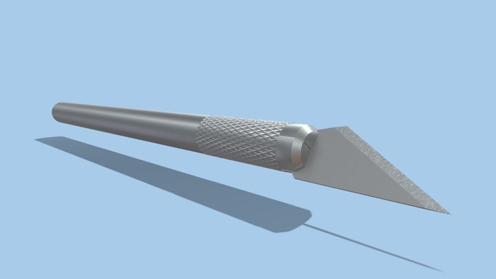 Spearhead scalpel 3D Model