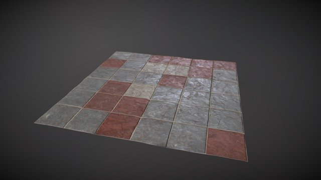 Tiles Material 3D Model