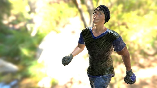 Kuro - The Blacksmith 3D Model