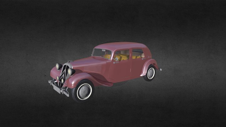 CitroenTractionAvant1934 3D Model