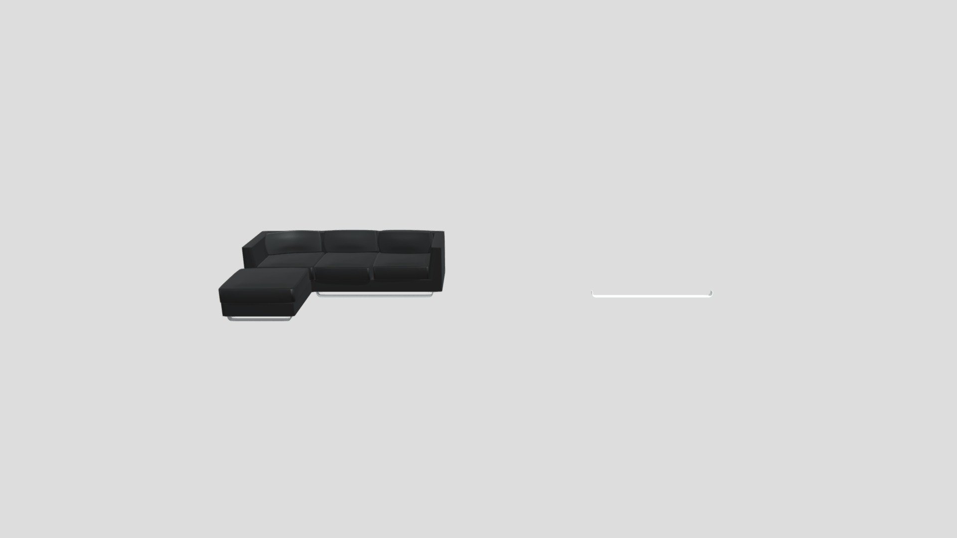 Couch Black/Eck Sofa Schwarz Download Free 3D model by der_typ