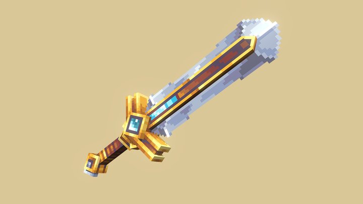 Paladins Sword 3D Model