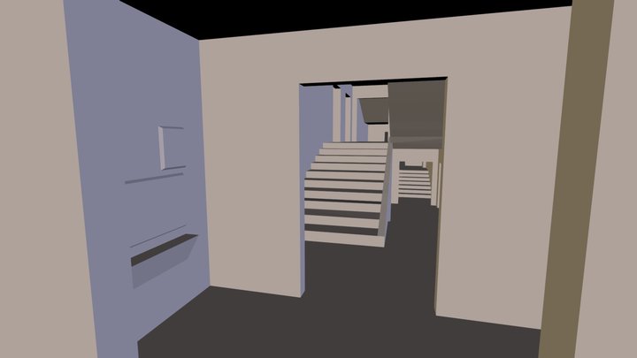 When I Modelled Rambos Appartment Block 3D Model