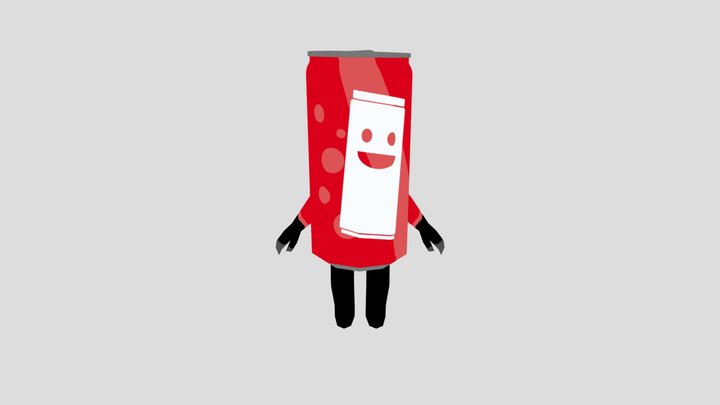 Parkitect Soda Can Entertainer 3D Model