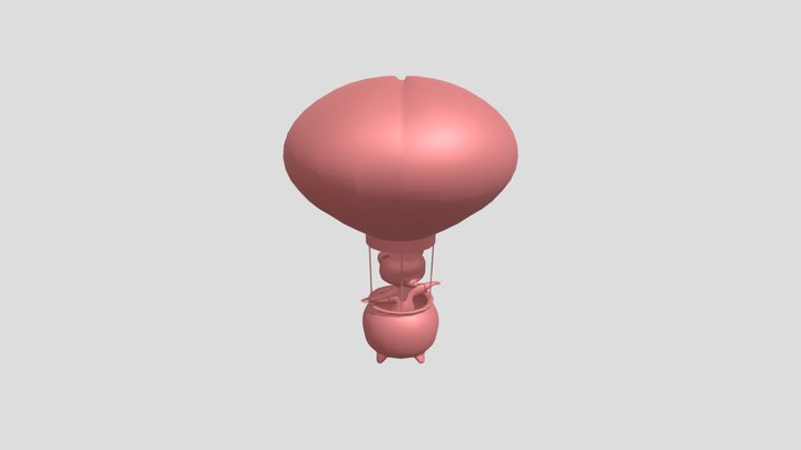 oso brave sin textura 3D Model