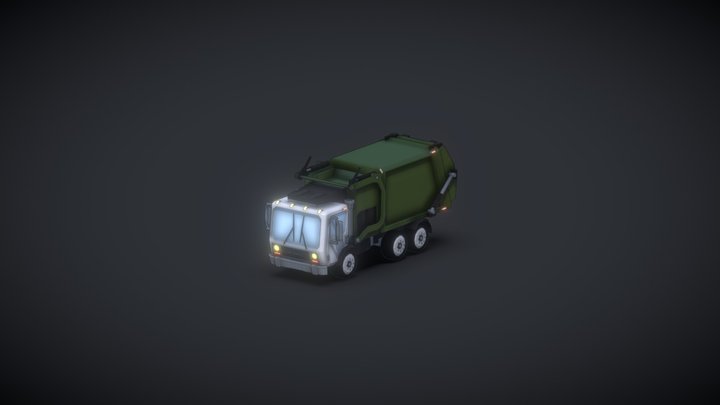 Garbage Truck – Free 3D Model STL