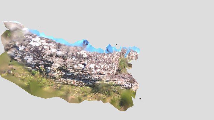 Afloramento 71 - Mapa Sedimentar Equipe II 3D Model